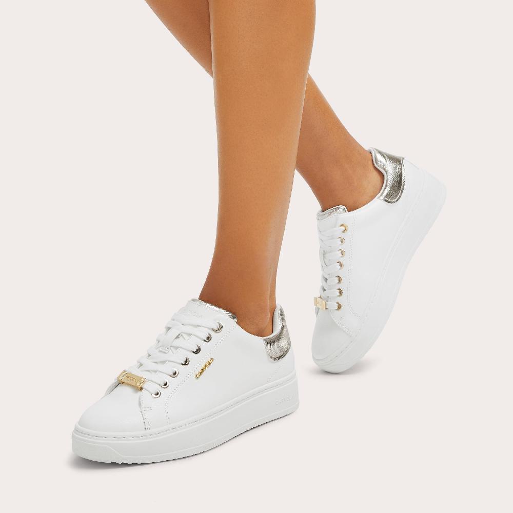 Carvela DREAM 2 White Lace Up Trainer By CARVELA
