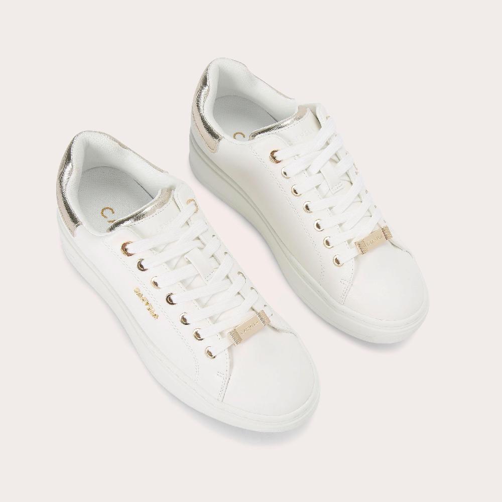 Carvela DREAM 2 White Lace Up Trainer By CARVELA