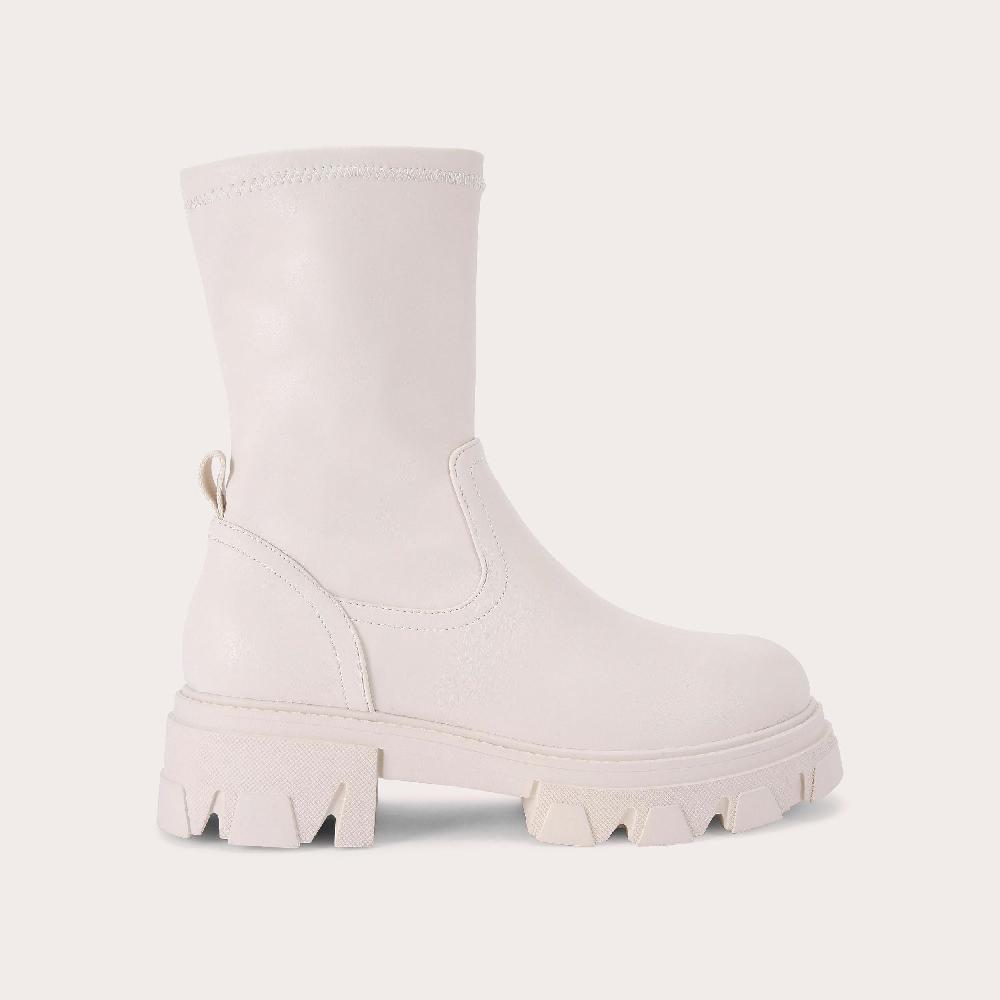 carvela EXPLORER SOCK Bone Ankle Boot by CARVELA