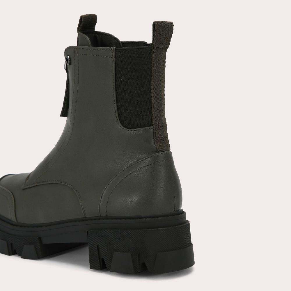 Carvela EXPLORER ZIP Khaki Chelsea Boot By CARVELA