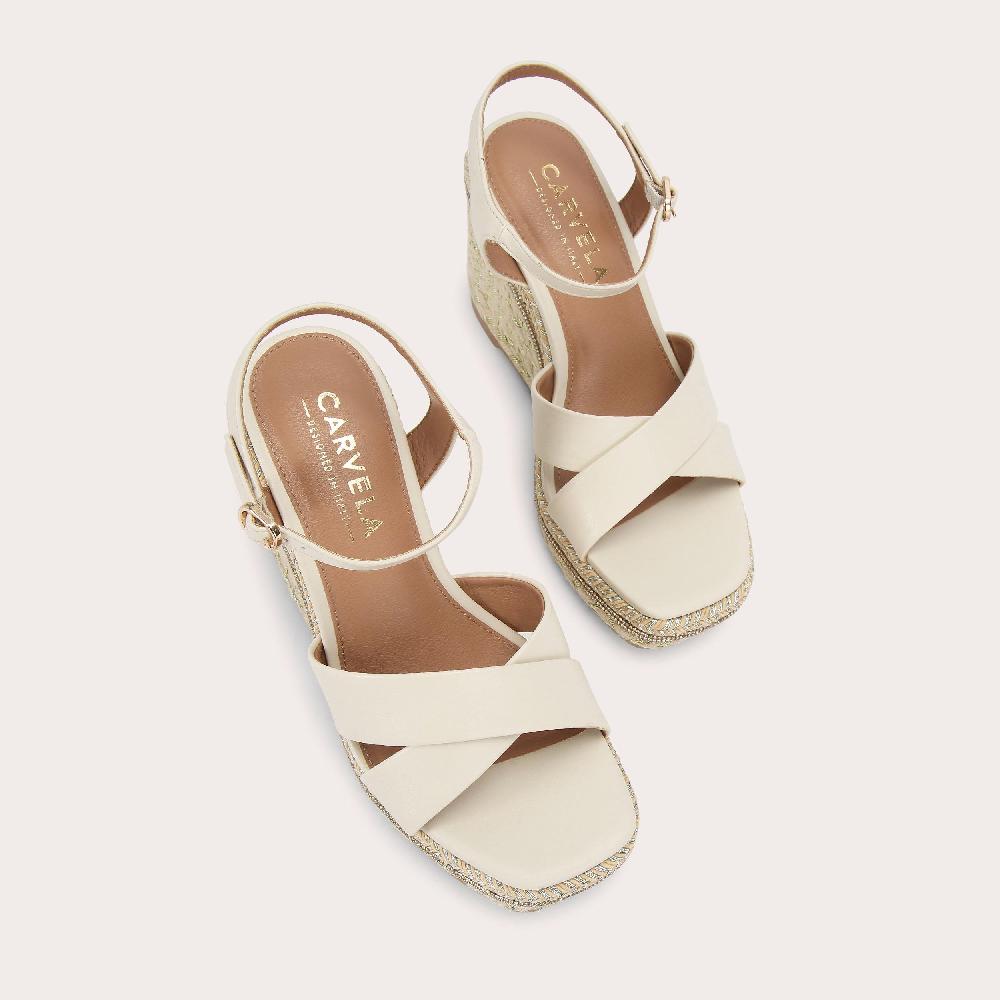 Carvela FASCINO WEDGE Bone Wedge Heels By CARVELA
