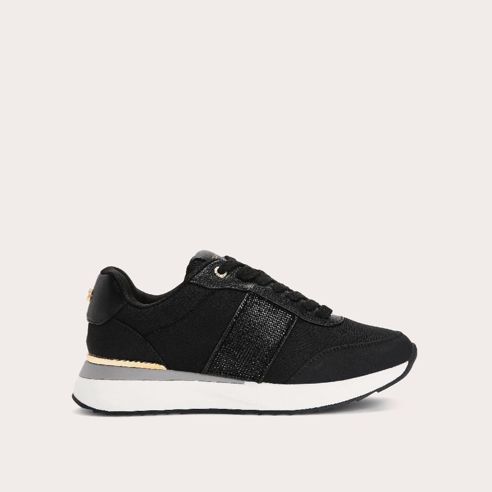 carvela FLEET Black Crystal Trainers by CARVELA