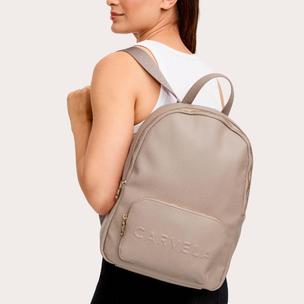 Carvela FRAME BACKPACK Taupe Backpack By CARVELA