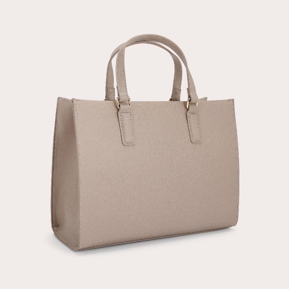 Carvela FRAME MIDI TOTE Taupe Tote Bag By CARVELA