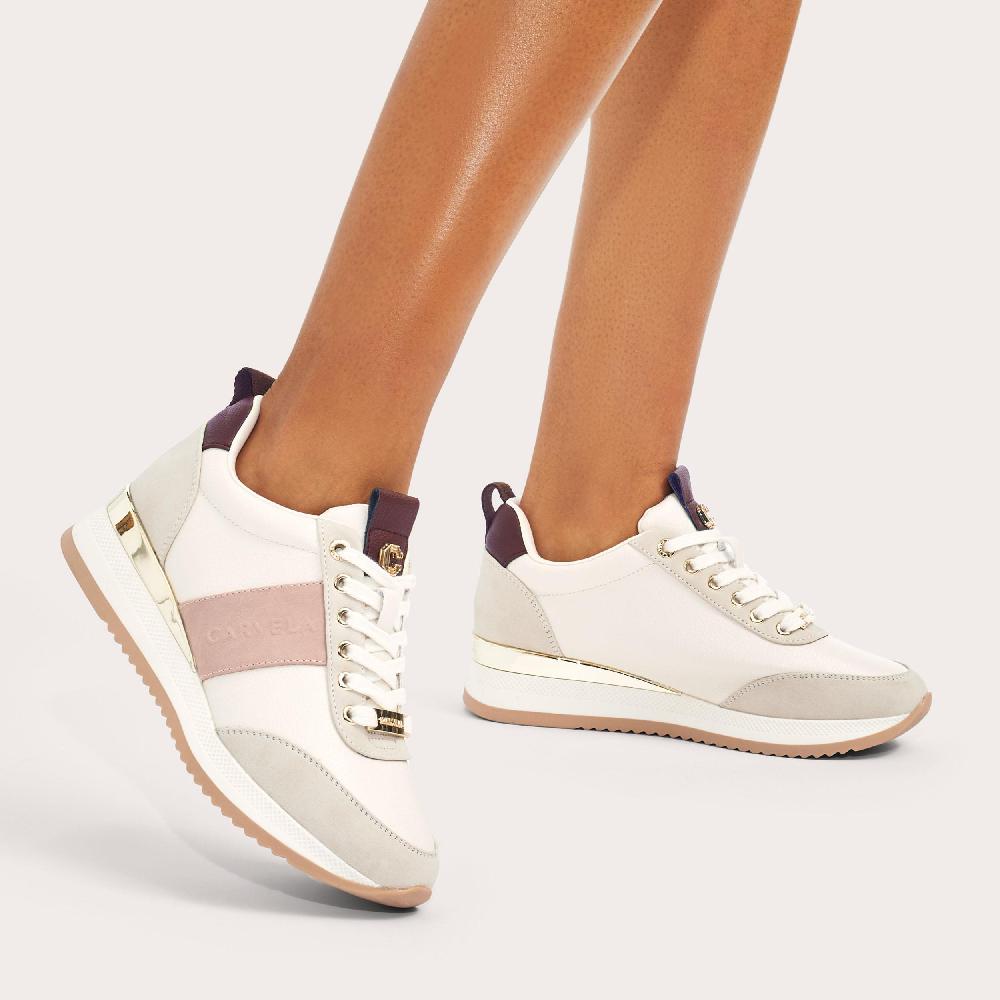 Carvela FRAME RUNNER White Trainer By CARVELA