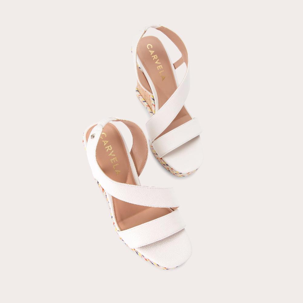 Carvela GALA WEDGE 110 Bone Wedge Heel By CARVELA