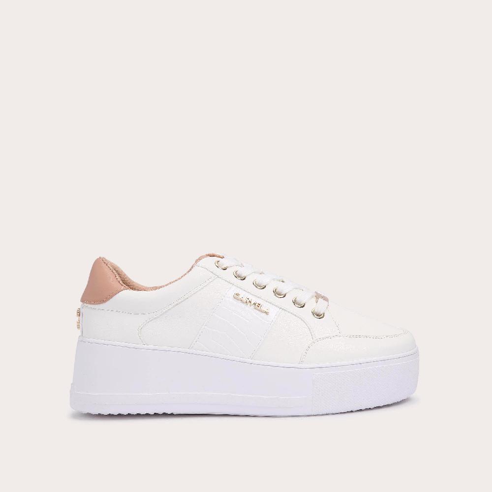carvela JIVE LACE UP White Trainers by CARVELA