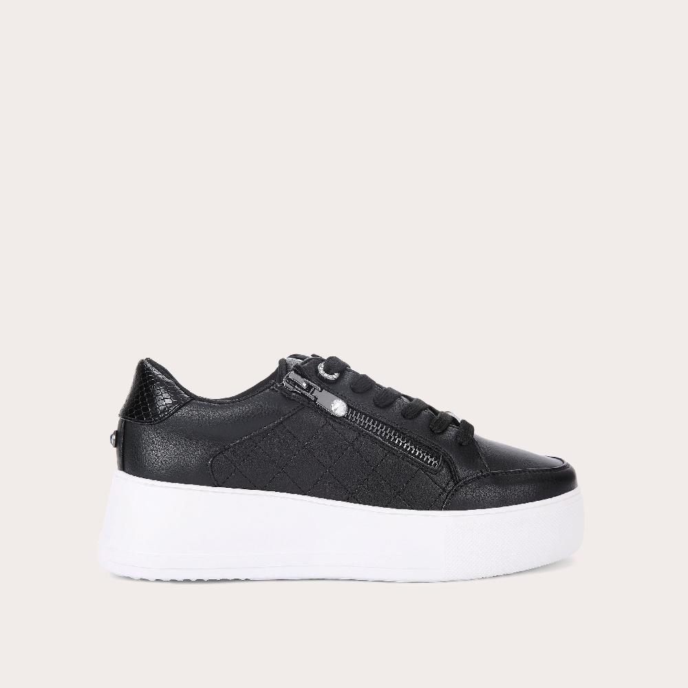 carvela JIVE ZIP Black Trainer by CARVELA