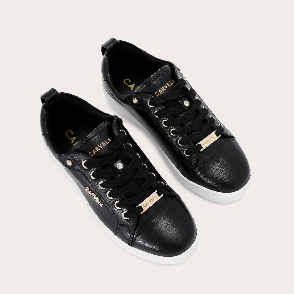 Carvela JOYFUL 2 Black Trainer By CARVELA