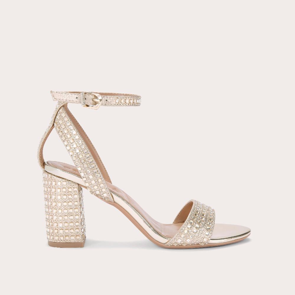 carvela KIANNI Gold Heeled Sandal by CARVELA
