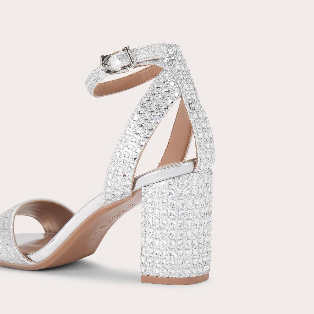 Carvela KIANNI Silver Crystal Heels By CARVELA