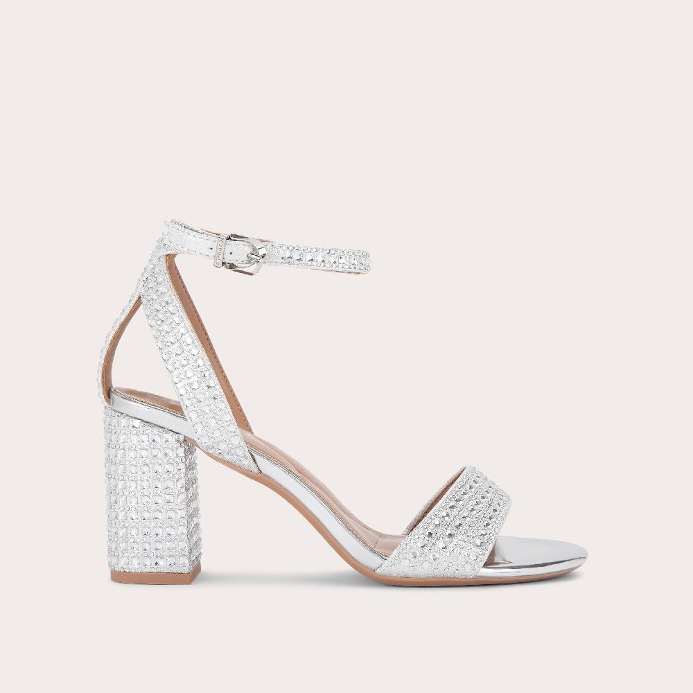 carvela KIANNI Silver Crystal Heels by CARVELA