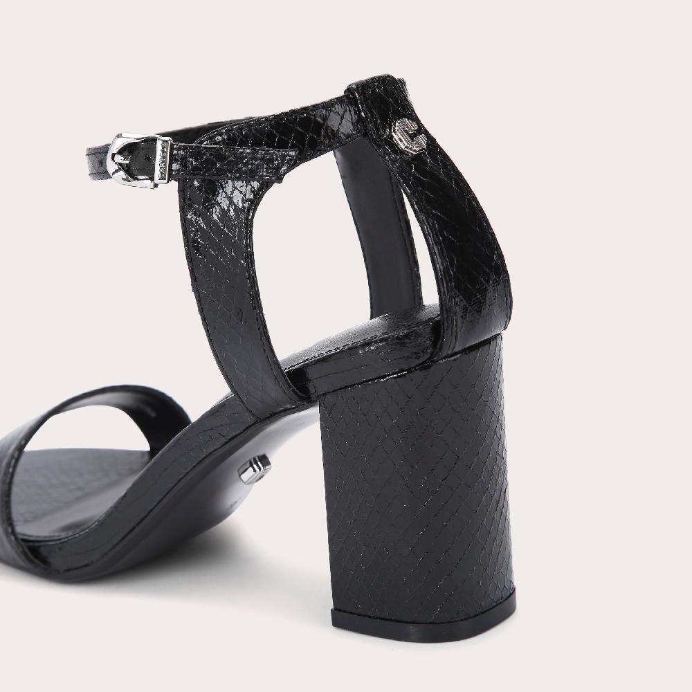 Carvela KIKI Black Snake Heels By CARVELA