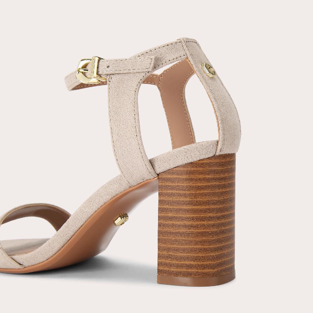 Carvela KIKI Taupe Microsuede Heel By CARVELA