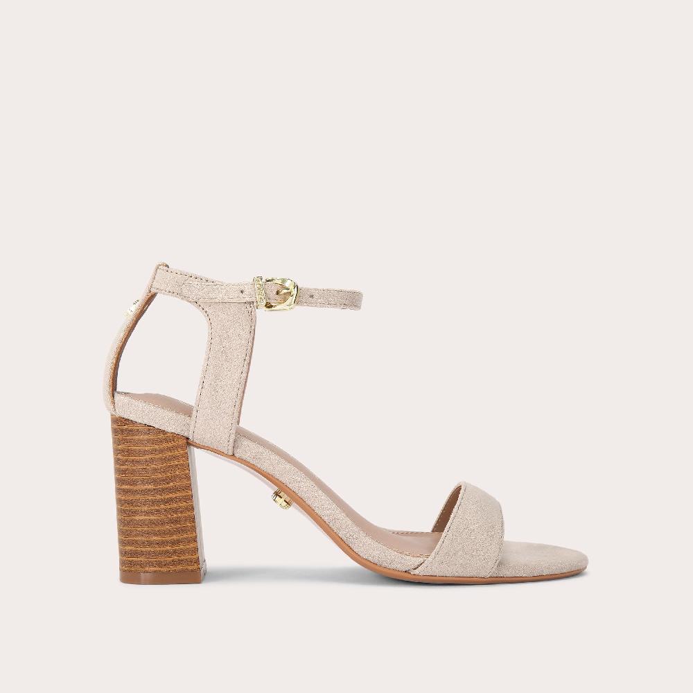 carvela KIKI Taupe Microsuede Heel by CARVELA