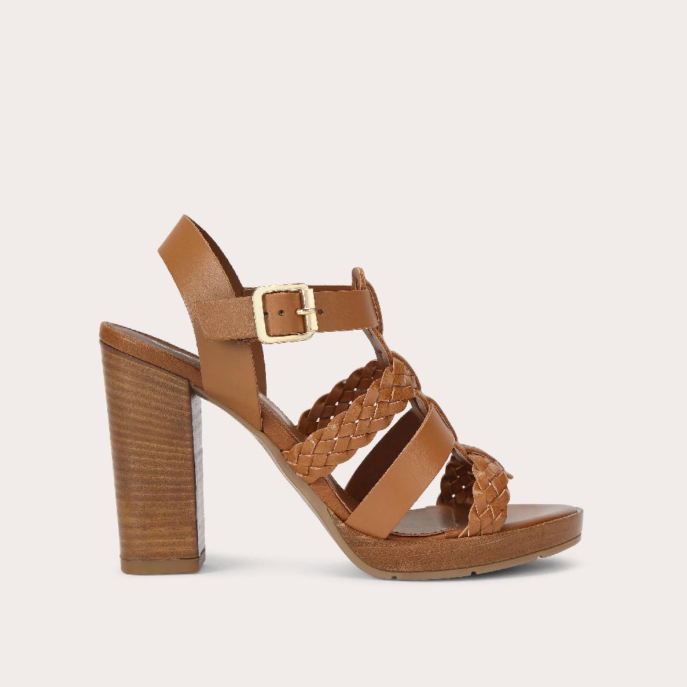 carvela KRILL Tan Leather Heels by CARVELA COMFORT