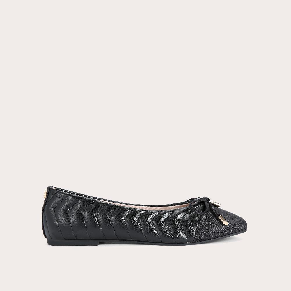 carvela LARA BALLERINA Black Flat Shoes by CARVELA