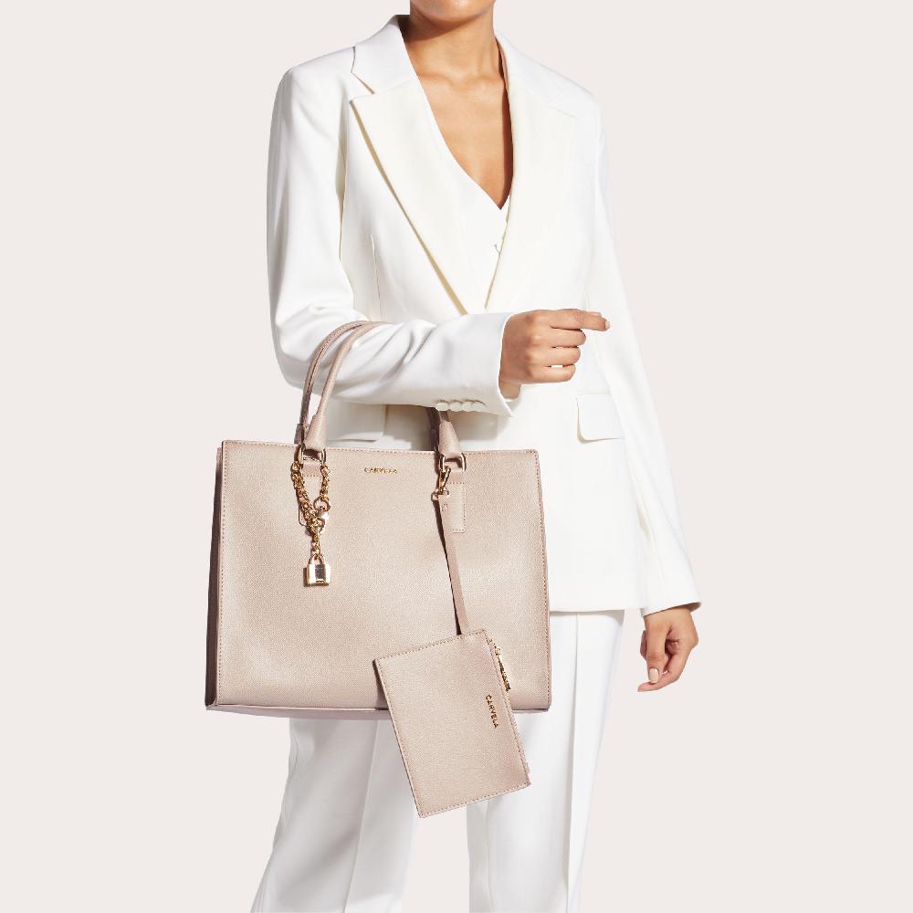 Carvela LATTE Taupe Tote Bag By CARVELA