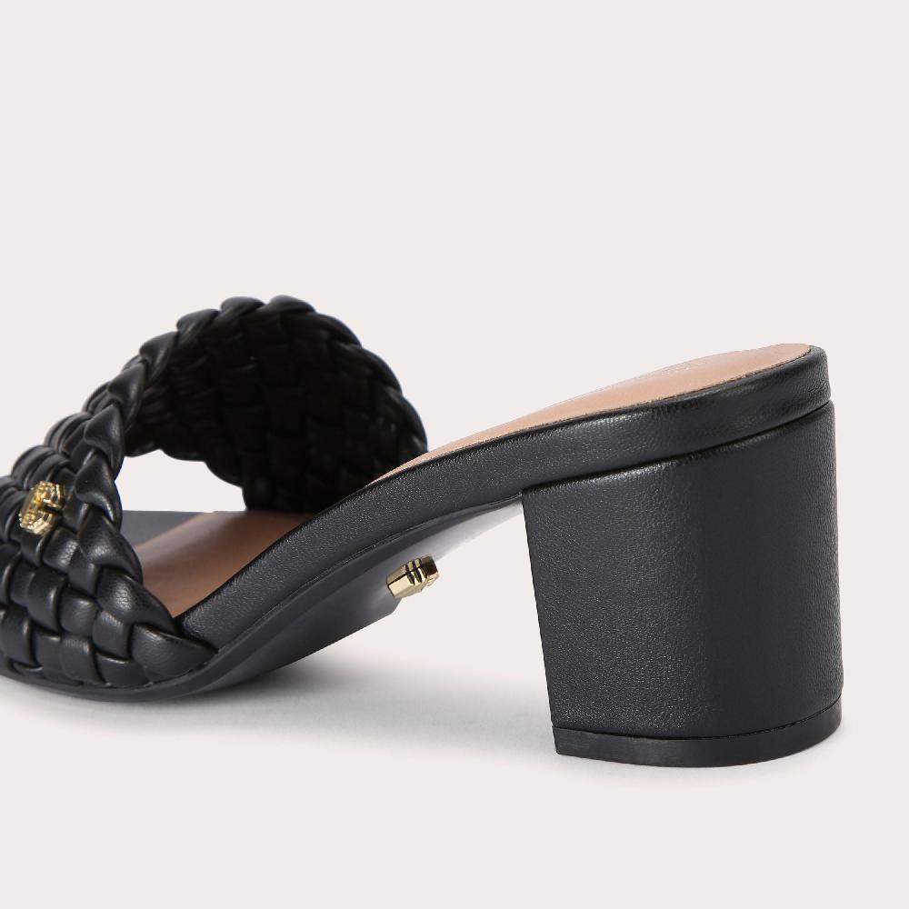 Carvela LATTICE Black Slip On Heel By CARVELA