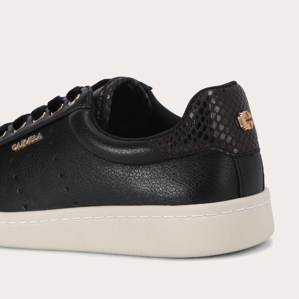 Carvela LUELLA Black Lace Up Trainer By CARVELA