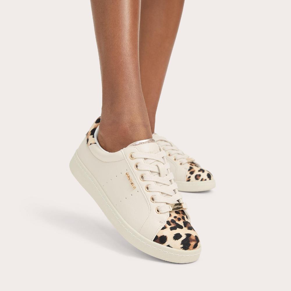 Carvela LUELLA Leopard Lace Up Trainer By CARVELA