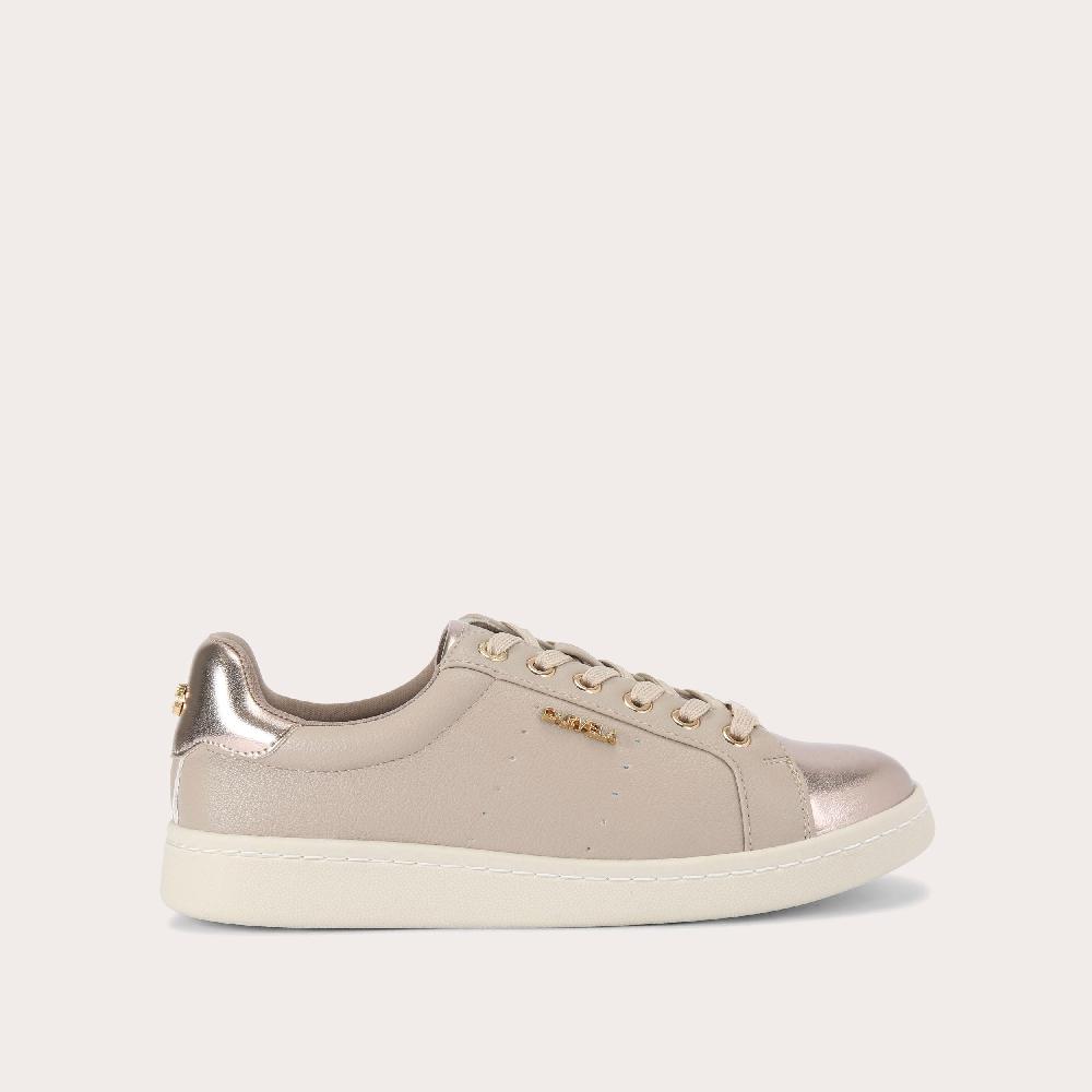 carvela LUELLA Taupe Lace Up Trainer by CARVELA