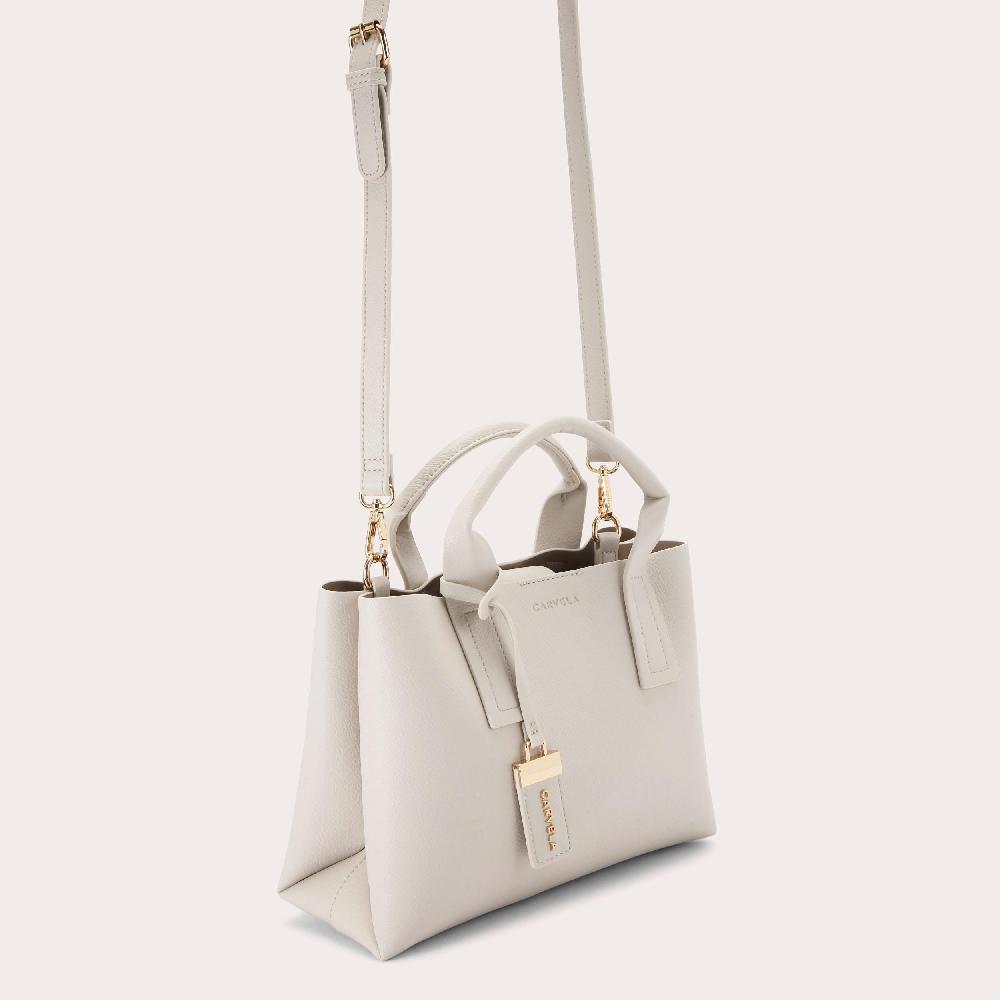 Carvela LUNA MINI TOTE Bone Tote Bag By CARVELA