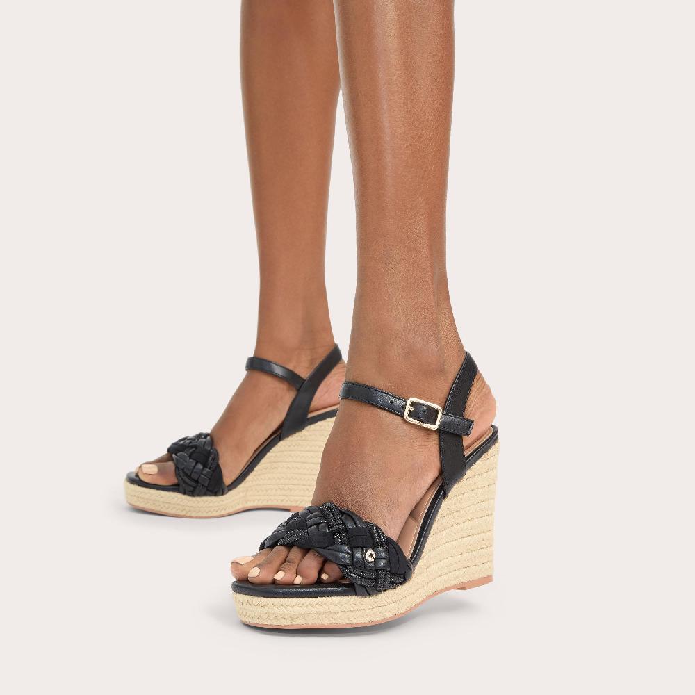 Carvela MAIELLA WEDGE Black Wedge Heel By CARVELA