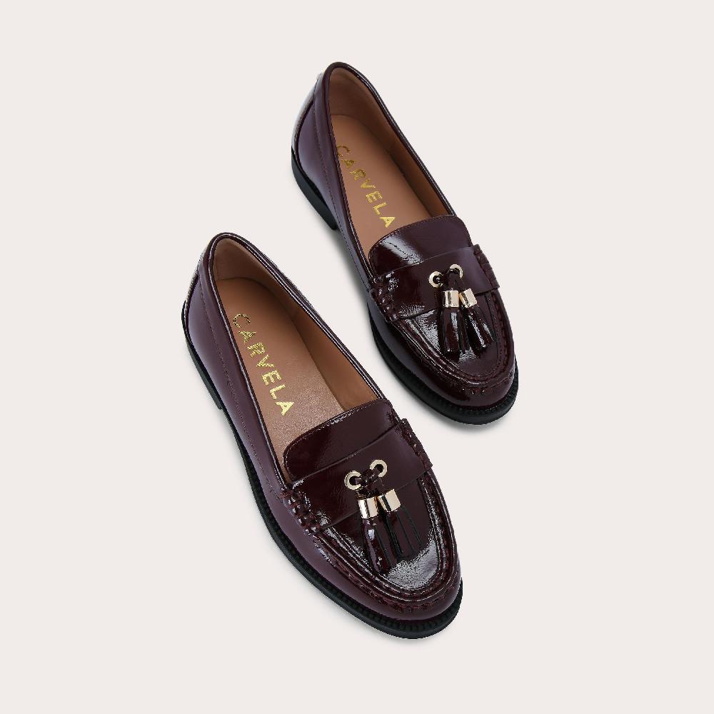Carvela MANOR Wine Patent Slip On By CARVELA