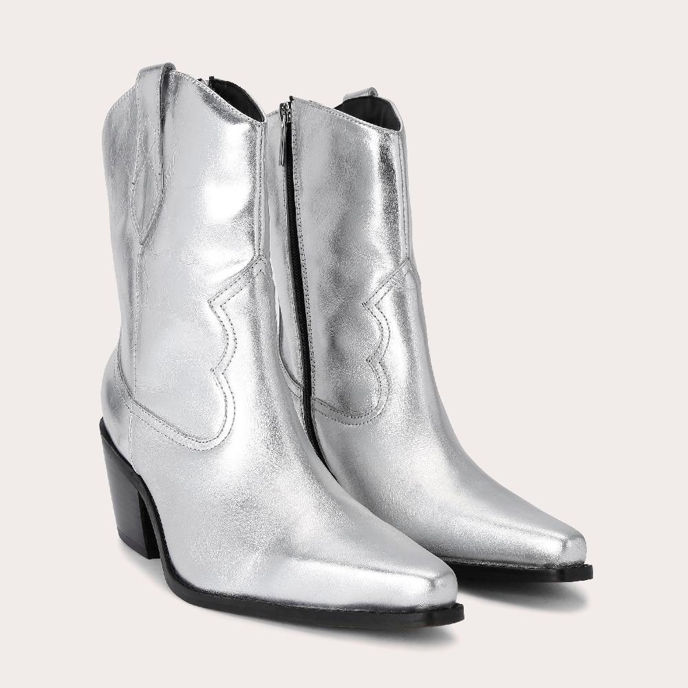 Carvela MAVEN Silver Western Ankle Boot By CARVELA