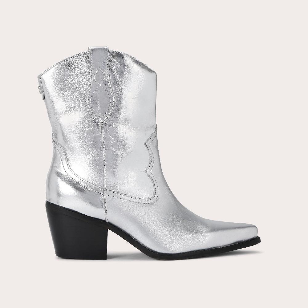 carvela MAVEN Silver Western Ankle Boot by CARVELA