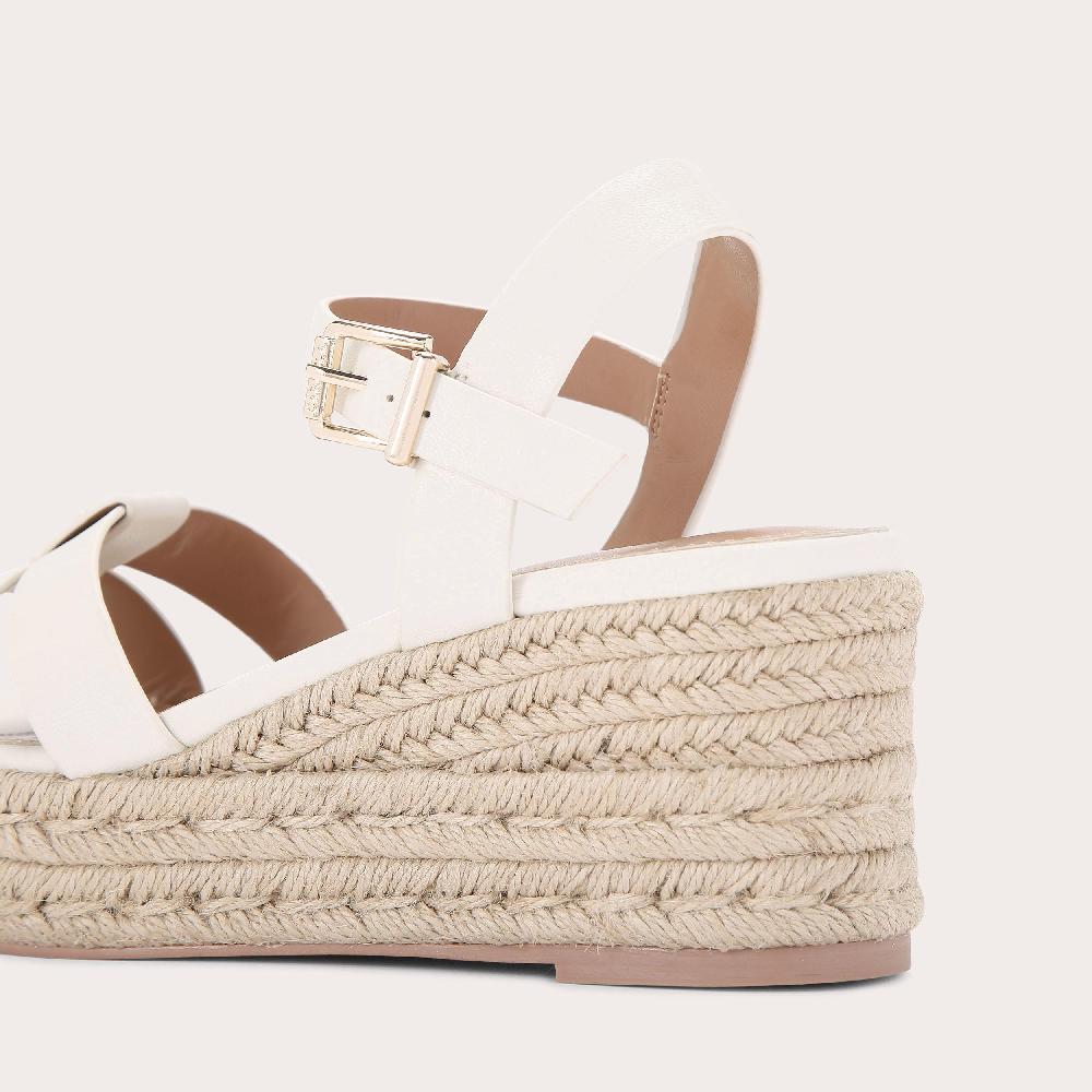 Carvela MIA Bone Espadrille Wedge Heel By CARVELA