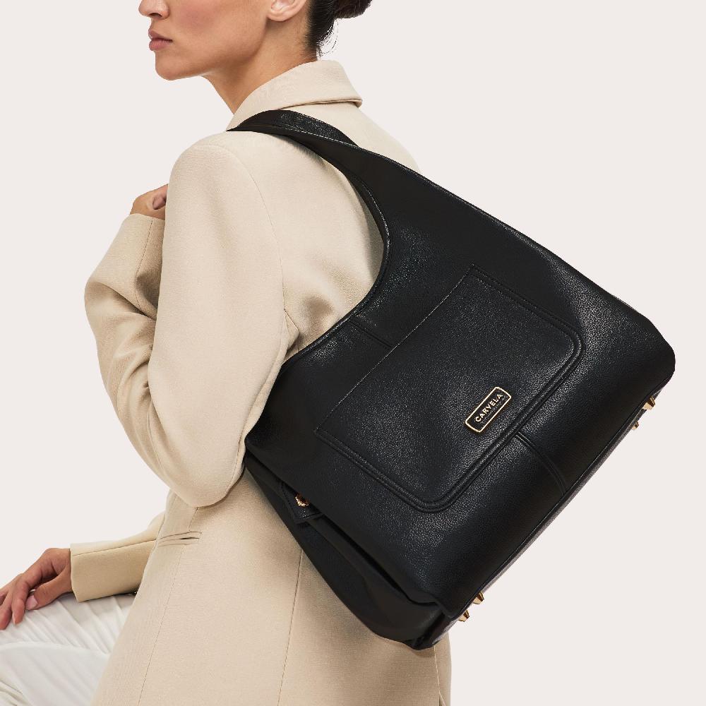 Carvela MILANO Black Shoulder Bag By CARVELA