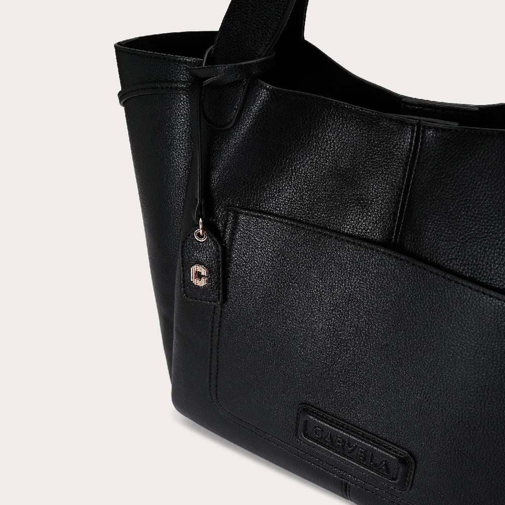 Carvela MILANO TOTE Black Tote Bag By CARVELA