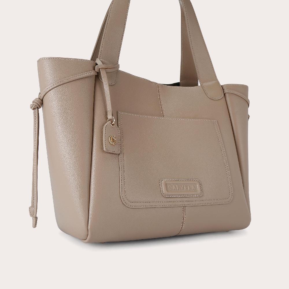 Carvela MILANO TOTE Taupe Shoulder Bag By CARVELA