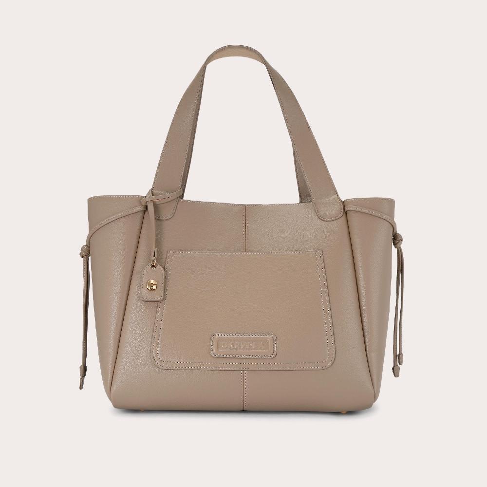 carvela MILANO TOTE Taupe Shoulder Bag by CARVELA