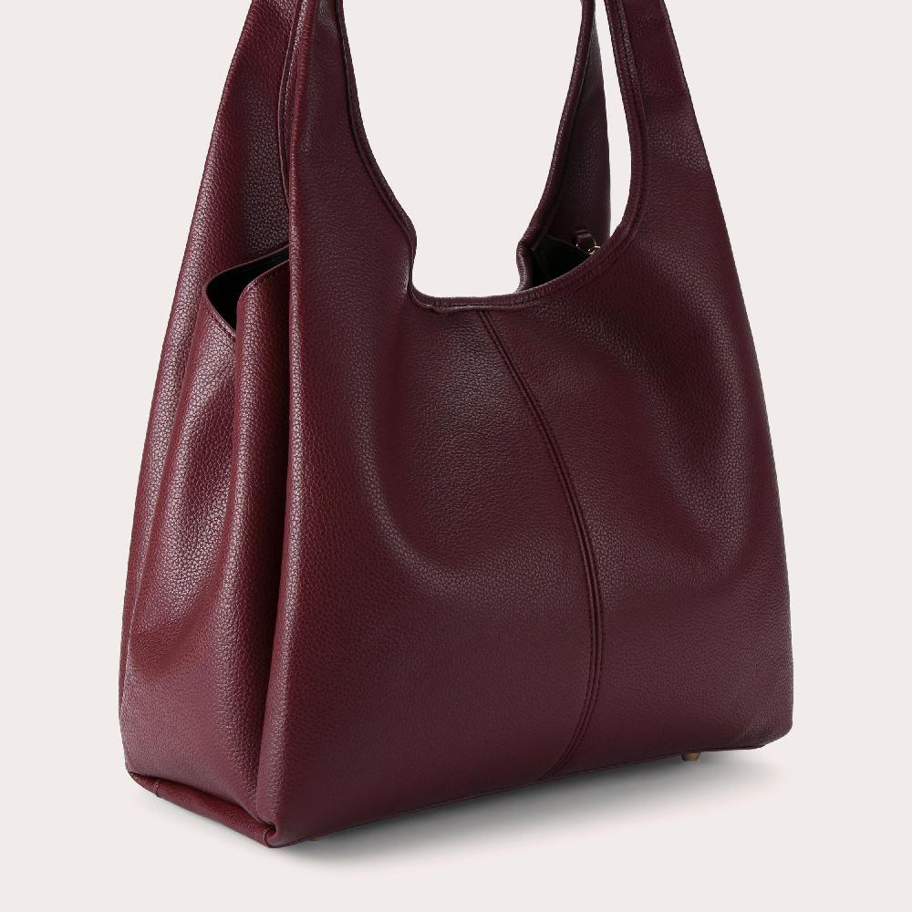 Carvela MILANO Wine Arched Shoulder Bag By CARVELA
