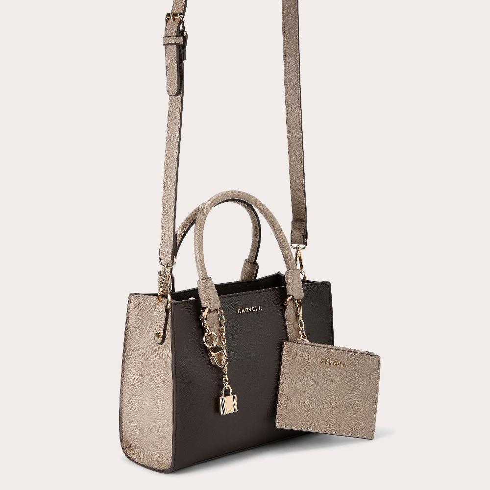 Carvela MINI LATTE Dark Brown Tote Bag By CARVELA