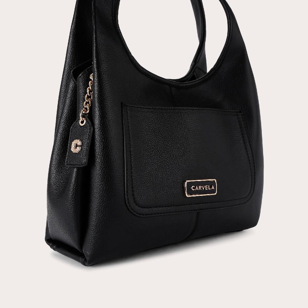 Carvela MINI MILANO Black Shoulder Bag By CARVELA