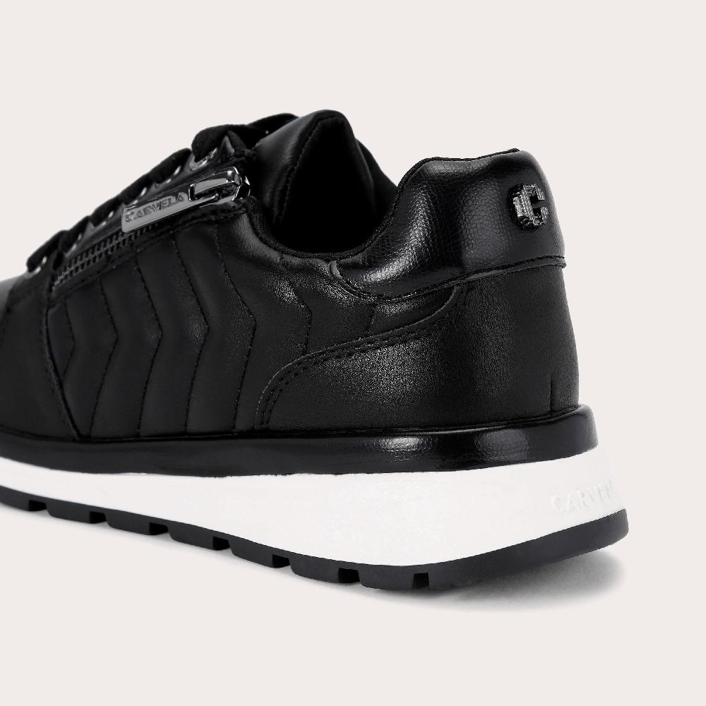 Carvela PACE ZIP Black Lace Up Trainer By CARVELA