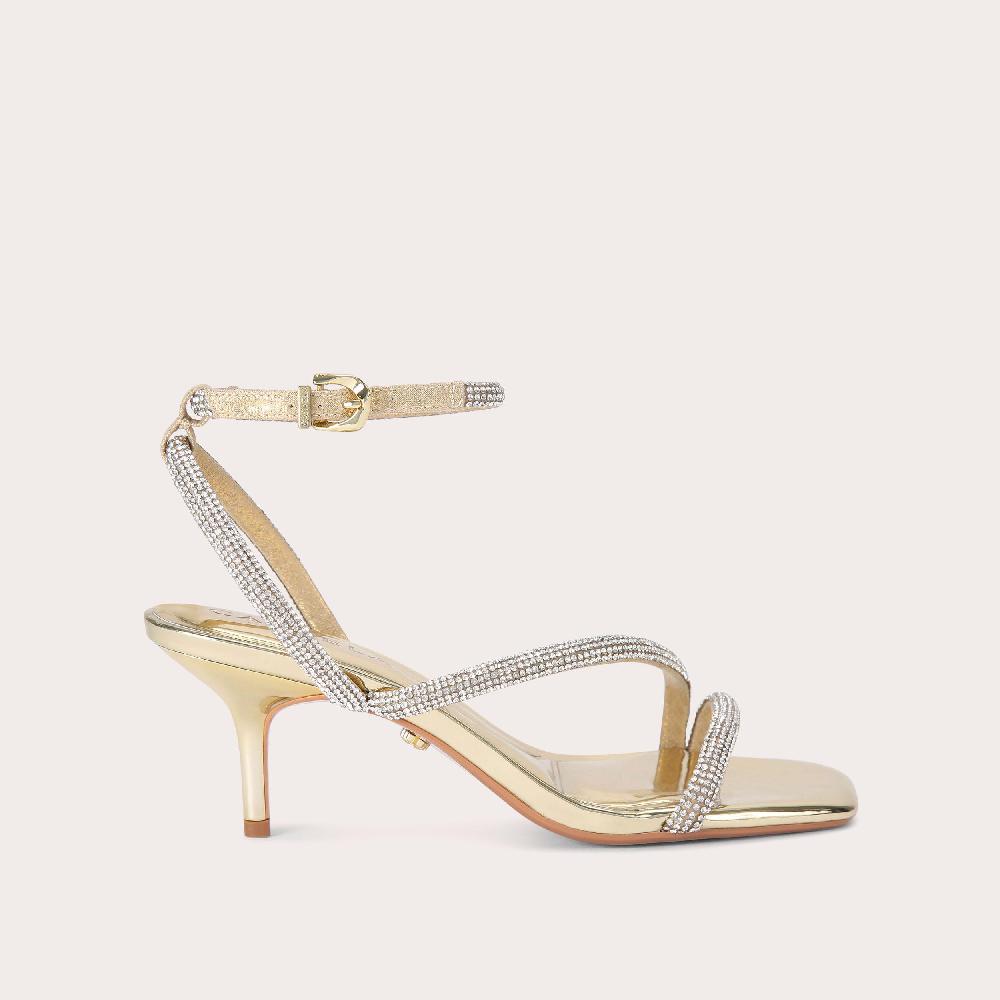 carvela PAPARAZZI 55 Gold Crystal Heel by CARVELA