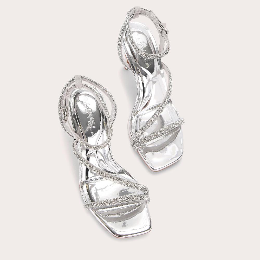 Carvela PAPARAZZI Silver High Heels By CARVELA