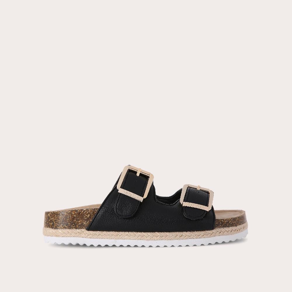 carvela PARADISE Black Slip On Sandal by CARVELA