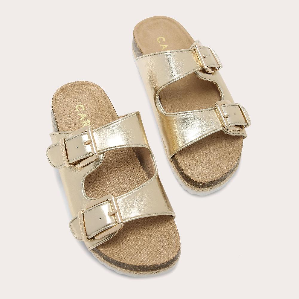 Carvela PARADISE Gold Slip On Sandal By CARVELA