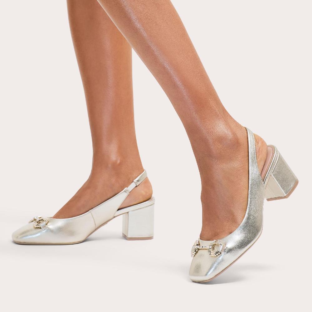 Carvela POISE 2 Gold Heel By CARVELA