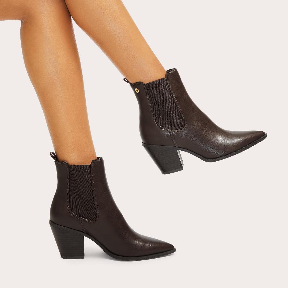 Carvela RANCH ANKLE Brown Ankle Boot By CARVELA