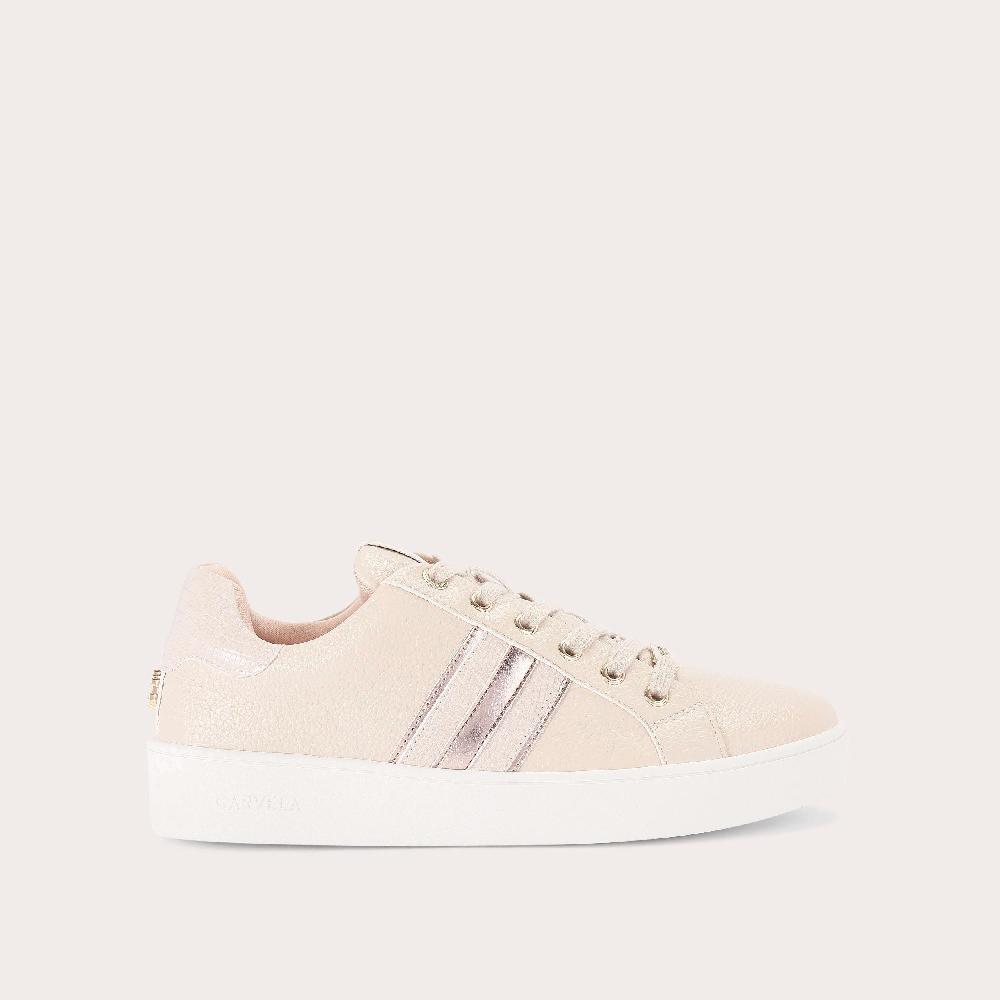carvela RAPID Beige Trainer by CARVELA