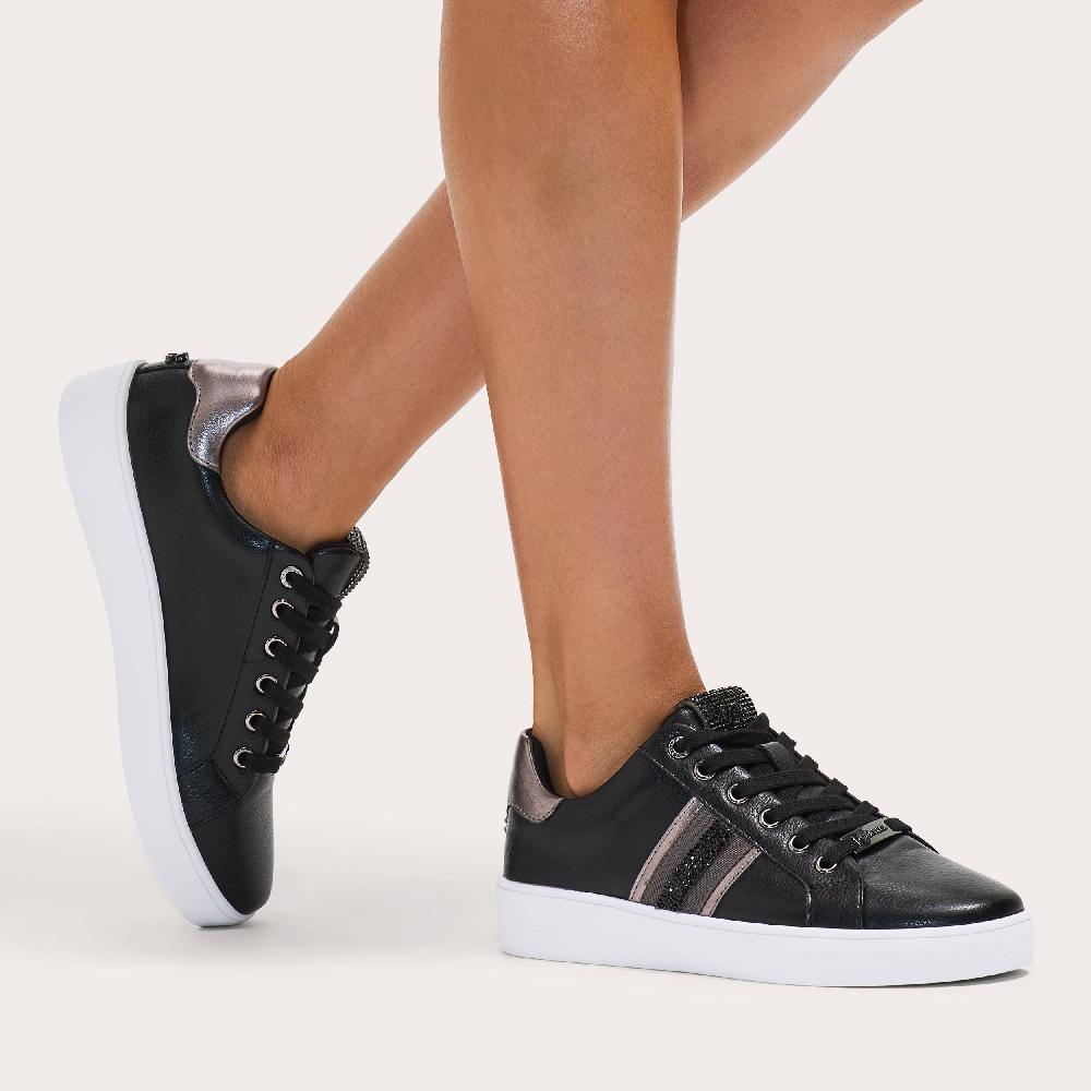 Carvela RAPID Black Crystal Trainer By CARVELA