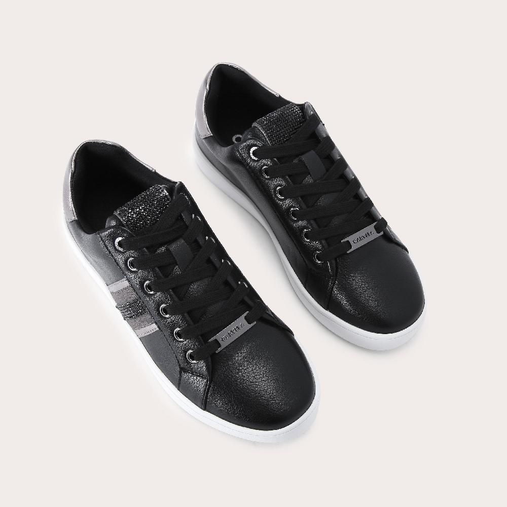 Carvela RAPID Black Crystal Trainer By CARVELA
