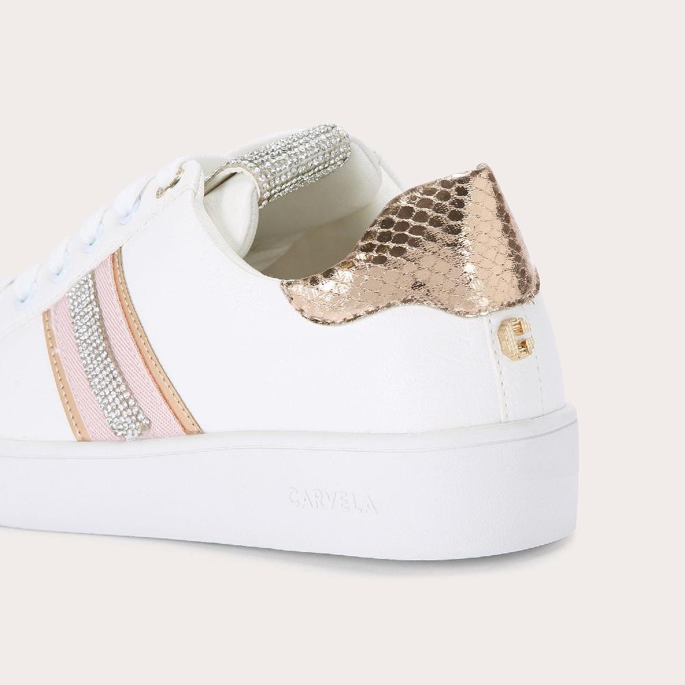 Carvela RAPID Crystal Stripe Trainers By CARVELA